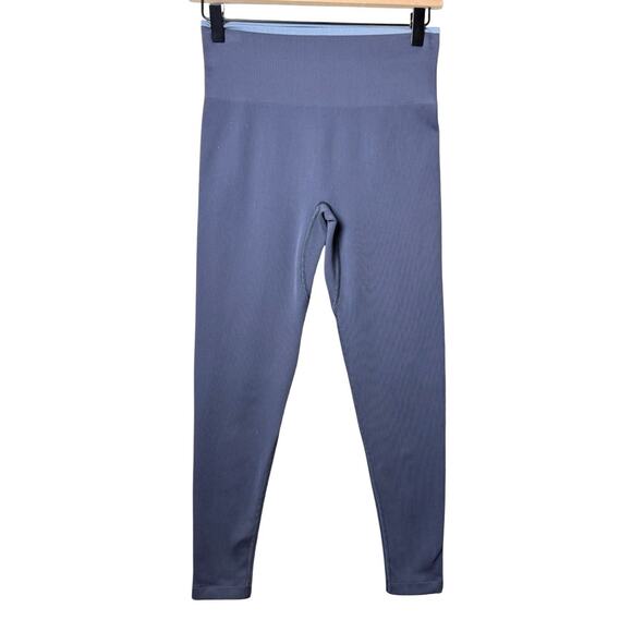 Outdoor Voices Seamless Ribbed 7/8 Legging in Blue Women's S - Picture 1 of 9